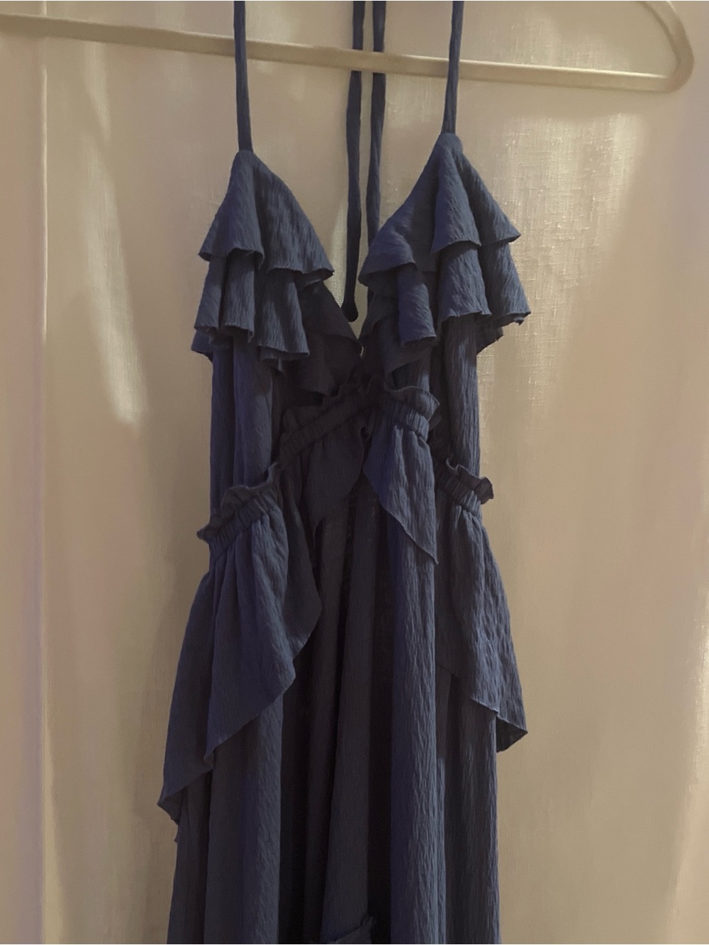 NWT Free People Santa Luz Ruffle Tiered Maxi Dress. Size XS - Picture 5 of 5